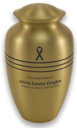 Classic Bronze Brass Memorial Urn