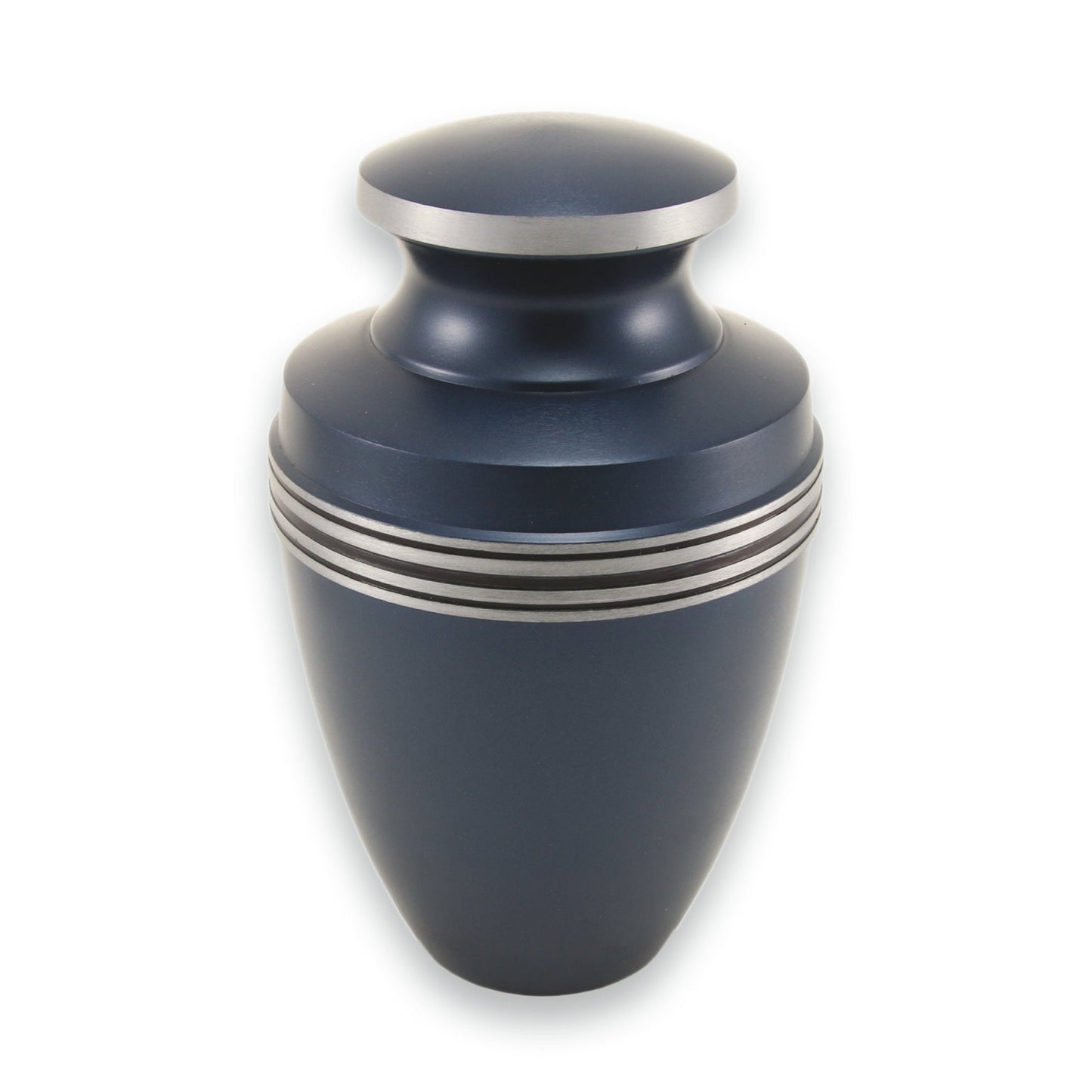 Blue Aluminum Grecian Urn