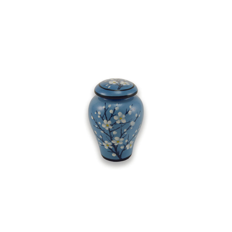 Plum Blossom Ceramic Urn