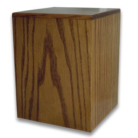 Vineland Oak Veneer Urn