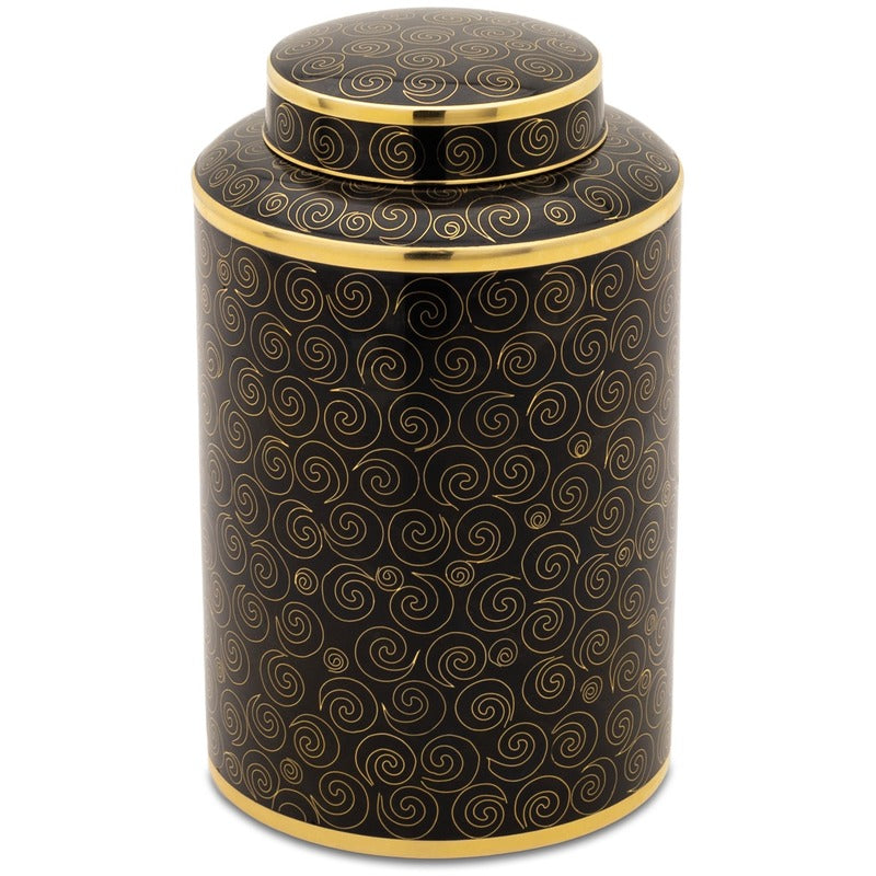 Cloisonné Midnight Swirl Urn