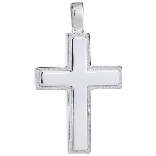 Jewelry Pendant Sterling Silver Large Cross